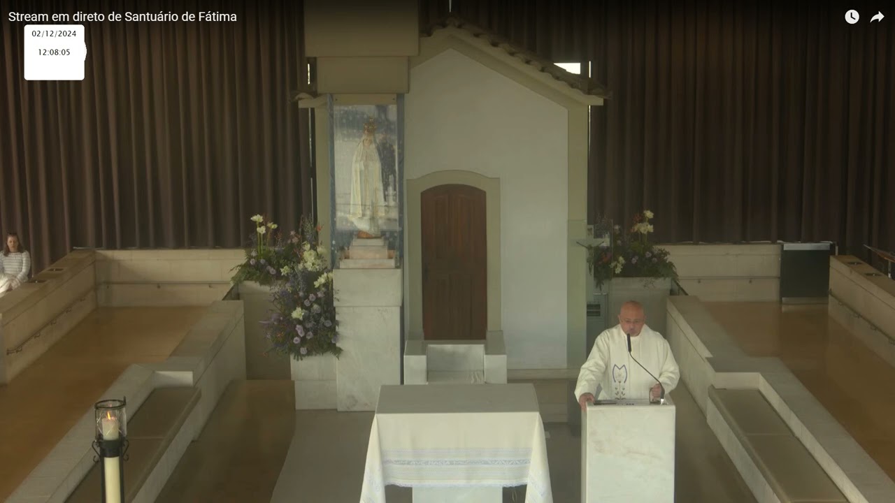 Terço a Nossa Senhora de Fátima desde a Capelinha das Aparições 02.12.2024