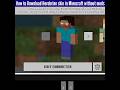 Minecraft Herobrine Skin