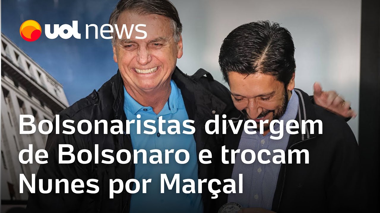 Bolsonaristas divergem pela 1ª vez de Bolsonaro e trocam Nunes por Marçal