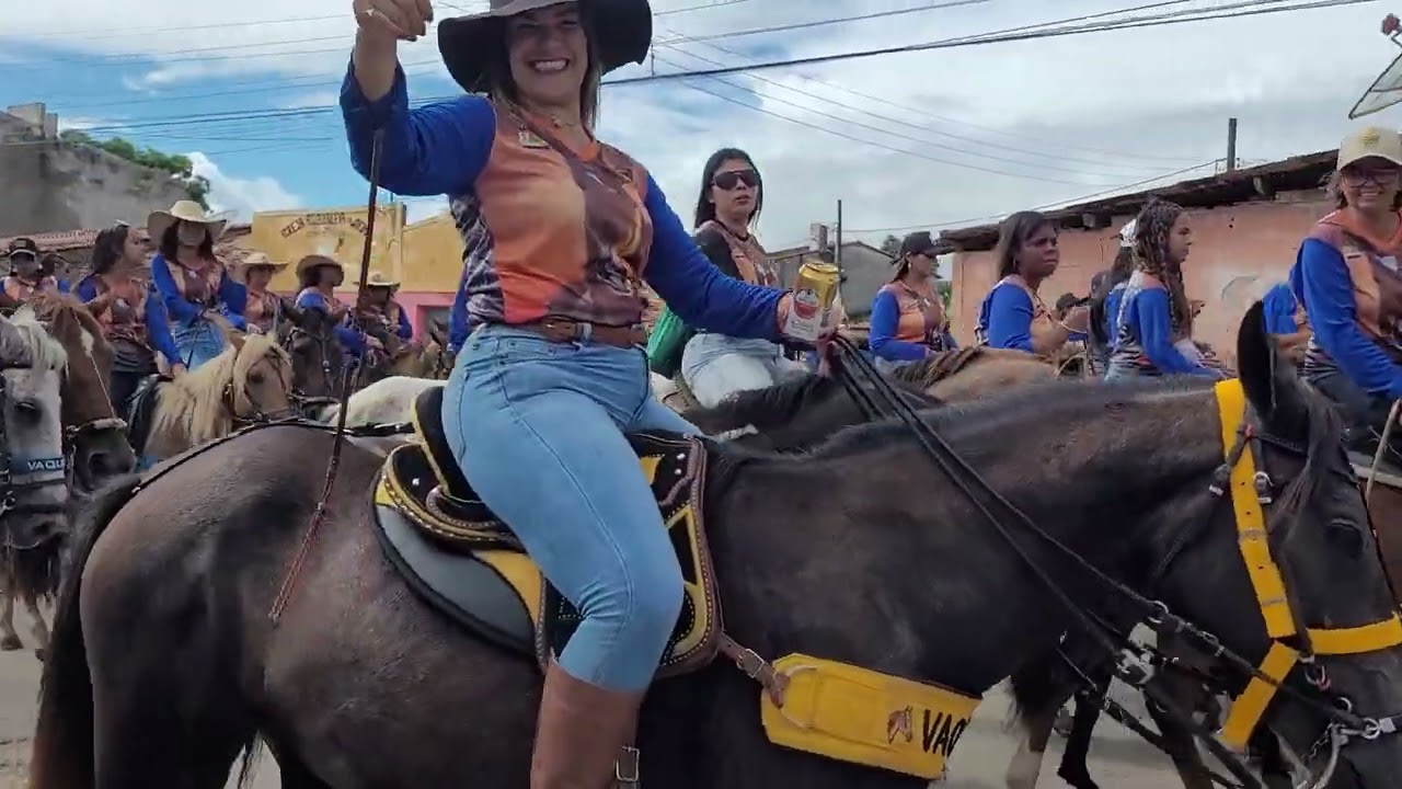 Povoado Bongue.  Cavalgada das Patroas. maio 2023. Ilha das Flores, Sergipe