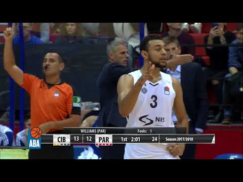 ABA Liga 2017/18, Round 6 match: Cibona  - Partizan NIS (28.10.2017)