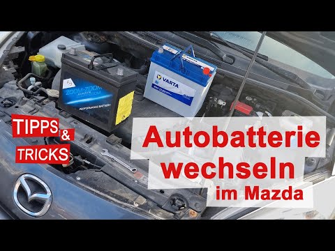 Autobatterie wechseln im Mazda 5 🔋 So geht's!