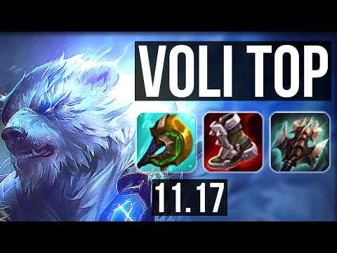 VOLIBEAR vs CHO'GATH (TOP) | 8/1/9, 400+ games, Dominating | EUW Diamond | v11.17