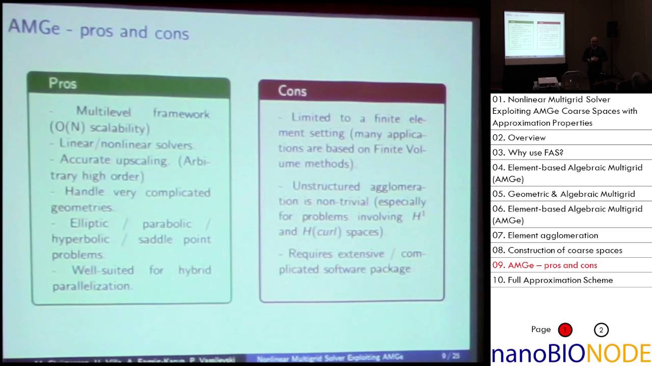 Nonlinear Multigrid Solver Exploiting AMGe Coarse Spaces (Max la Cour Christensen)