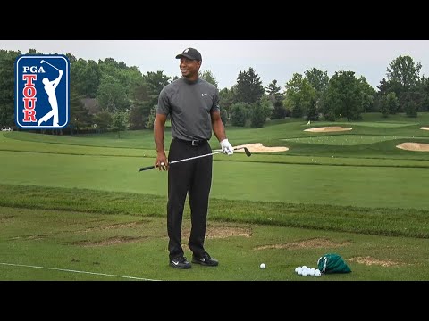 タイガー・ウッズのレンジセッション（メモリアル・トーナメント・プロアマ2019 (Tiger Woods' range session for the Memorial Tournament pro-am 2019)