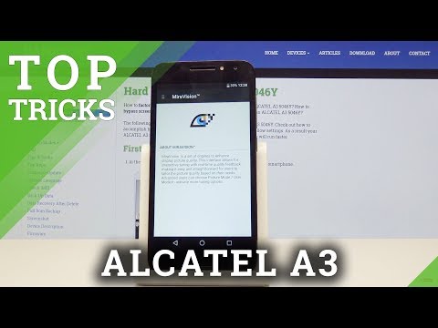 Top Tricks ALCATEL A3 - Useful Features / Hidden Options