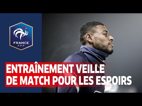 L'entraînement veille de match des Espoirs I FFF 2020