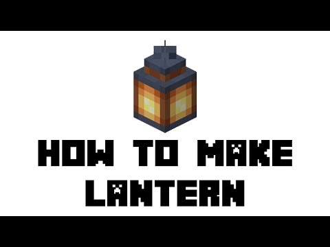Minecraft Survival: How to Make Lantern - YouTube