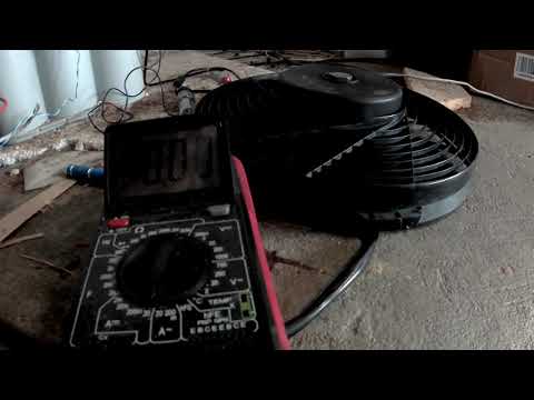 W123 Mercedes Benz Auxiliary Fan Rebuild p12