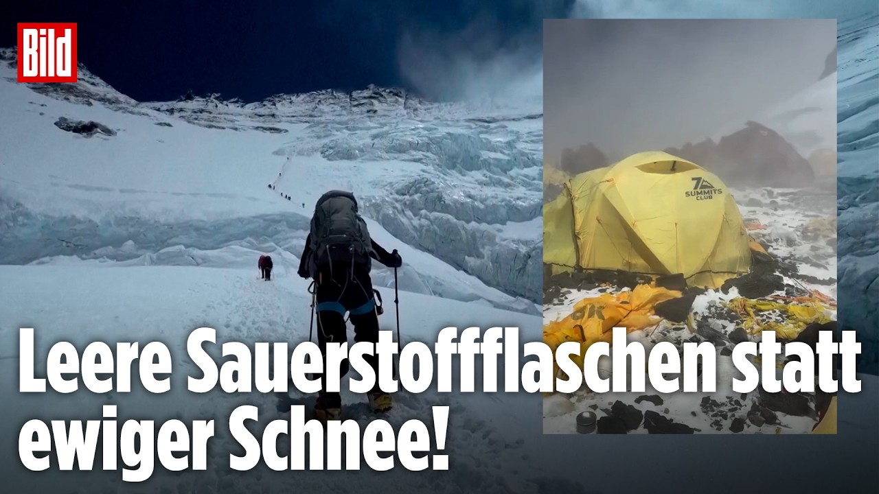 Mount Everest – die höchste Müllkippe der Welt? Neues Video vom letzten Lager
