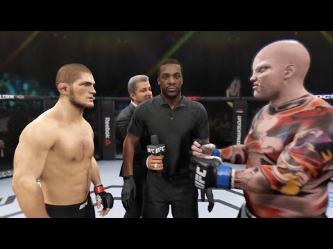 Khabib vs. Fat Orc - EA Sports UFC 2 - Eagle Fights 🦅