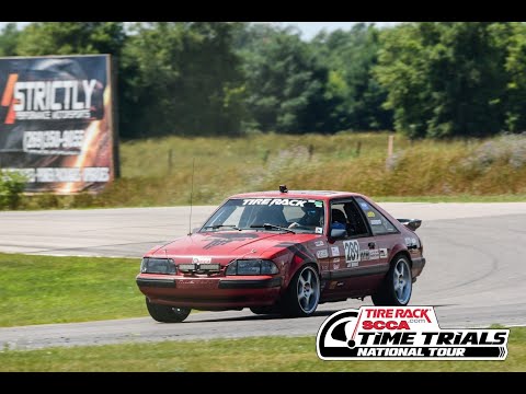 1989 Rallycross Mustang at SCCA Time Trials at GingerMan Raceway - July 18, 2020