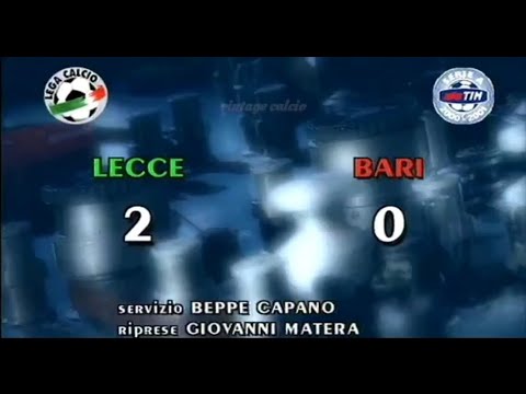 Lecce-Bari 2:0, 2000/01 - Domenica Sportiva (doppietta di Cristiano Lucarelli)
