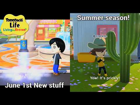 Tomodachi Life: Living the Dream | It's Summer Season! New Stuff, Firework & Cactus + New Scenario