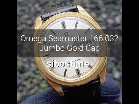 Omega Seamaster Jumbo CD 166 032 Gold Cap 752 Year 1968 Preowned Vintage