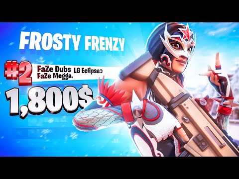 How We PLACED 2ND In FROSTY FRENZY FINALS ❄️ ($1,800) - FaZe Dubs