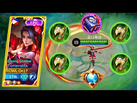 ESMERALDA IS THE NEW MASHA? +4 GUARDIAN HELMET BUILD WHAT HAPPEN!? | MLBB