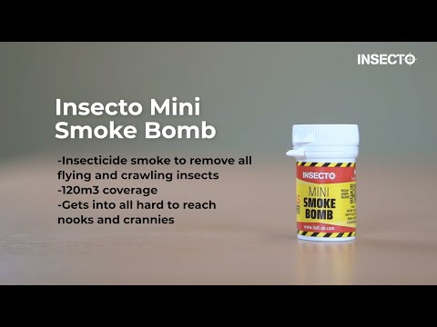 How to remove all flying and crawling insects (using Insecto Mini Smoke Bomb)