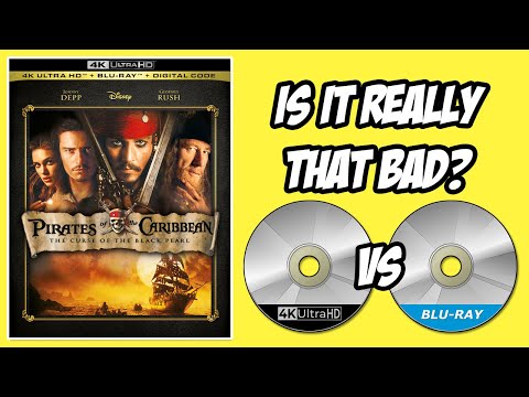 Pirates of the Caribbean: The Curse of the Black Pearl (2003) 4K UHD Comparison