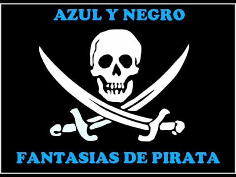 Fantasia de piratas - Azul Y Negro Clip