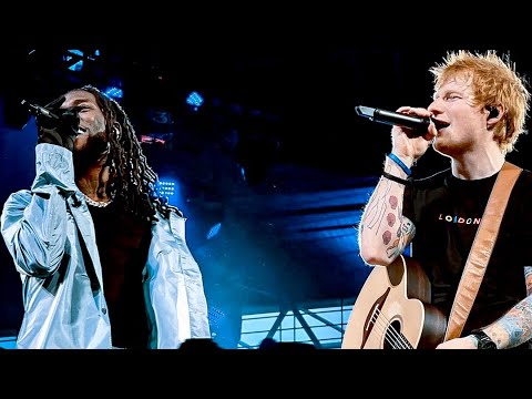 Ed Sheeran & Burna Boy - For My Hand (NEW SONG) - 30/6/2022 Mathematics Tour Wembley Stadium, London