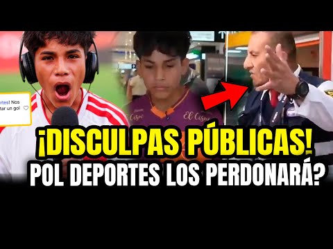 POL DEPORTES: PUBLIC APOLOGY FOR MISTREATMENT AT SHOPPING CENTER