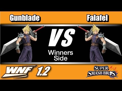 WNF 1.2 - Gunblade (Cloud) Vs. Falafel (Cloud) Winners Side - Smash Wii U