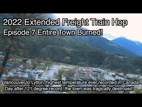 2022 Extended Train Hop Episode 7 || Vancouver || Jug Giveaway || Fraser River || Hopping in Canada