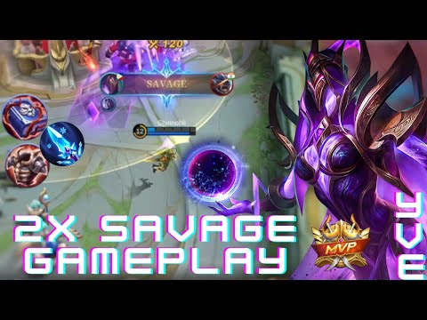 YVE GAMEPLAY: 2X SAVAGE FOREST HYMN | BEST BUILD & EMBLEM | Shinnobii