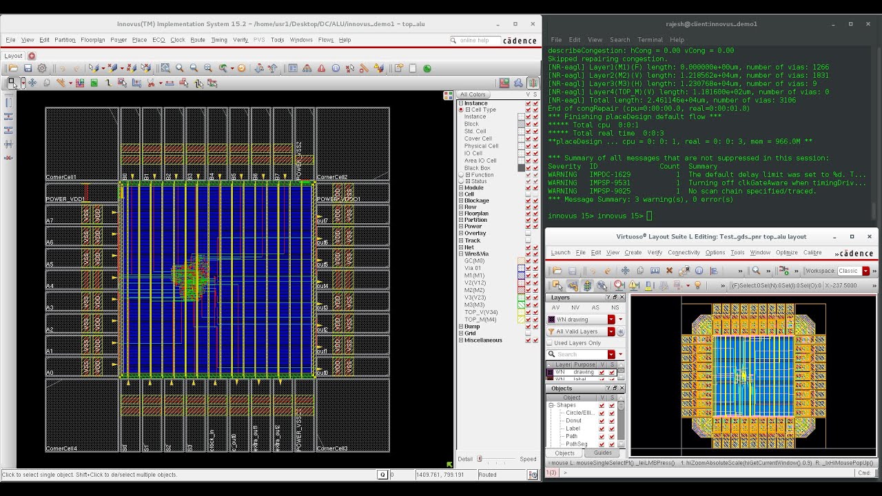 Place and Route in Cadence  Innovus | full PnR flow | Cadence Innovus demo I Innovus Tutorial