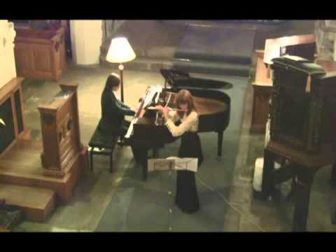 Wendy Quinlan playing Francis Poulenc, Sonata for flute and piano, 1. Allegro malincolico