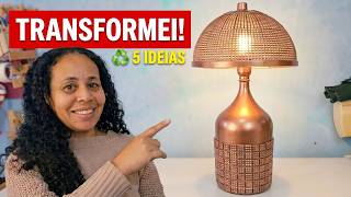 Transformei o QUE VOCÉ JOGA. Garrafas Decoradas para Sua Casa