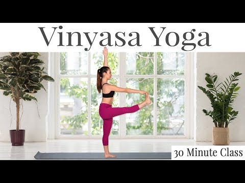 Vinyasa Yoga Warrior Flow Class - 30 Minutes
