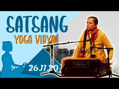 Satsang + Mantrasingen + Meditation mit Chitra - Yoga Vidya live 07:00 Uhr - 26.11.2020