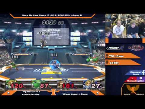 [SMYM16] Luigimastertae + eyeheartlovetap vs. Village Mascot + Rizner PM 3.6 Doubles