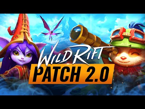 NEW UPDATE: Patch 2.0 Rundown - Wild Rift (LoL Mobile)