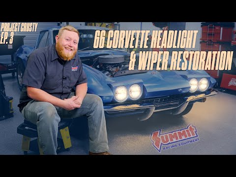 Barn Find 1966 Corvette: Headlight Motor Upgrade & Modern Windshield Wiper Conversion