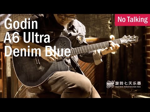 Godin A6 Ultra 2010s - Denim image 7