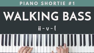 Walking Bass Line (ii - V - I)