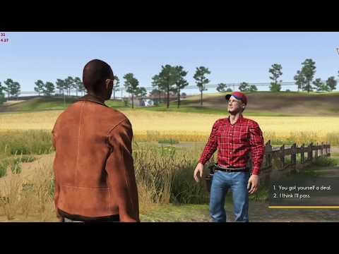 Let's Play Farmers Dynasty "Collecting a baler'