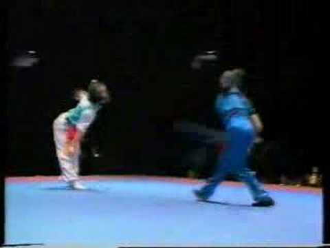 Chines Wushu Team Demo 1987 WAKO Worlds in Munich