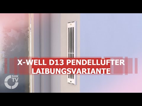 Kermi: x-well D13 Pendellüfter –Laibungsvariante | SHK-TV Montage