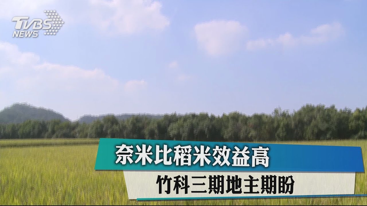 奈米比稻米效益高 竹科三期地主期盼