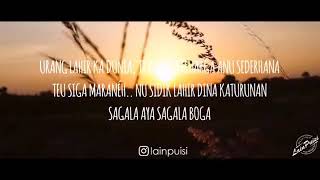 Download lagu Hinaan sia Motivasi Aing _ Lain Puisi mp3