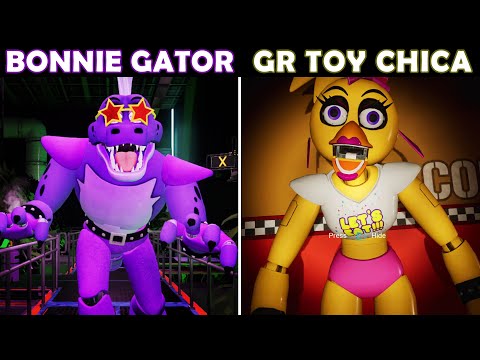 Toy Chica & Bonnie skins in FNAF Security Breach