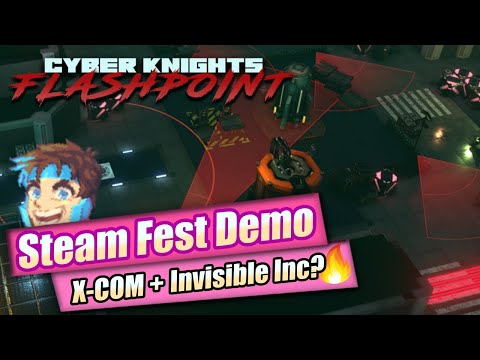 Cyber Knights: Flashpoint Demo - This game gives me Invisible Inc vibes and I love it!