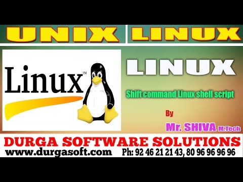 Unixlinux Tutorial Shift Command Linux Shell Script By Shiva