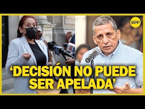 Carmen Huidobro aseguró que Antauro Humala saldría del penal este sábado o martes