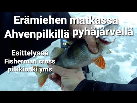 Ahvenpilkillä 2021| Pyhäjärvi | Jaala | Kaverin ensimmäinen pilkkireissu |Testissä pilkkionkia yms