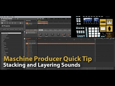 Stacking and Layering in Maschine | Maschine Producer | Computer Music Academy
